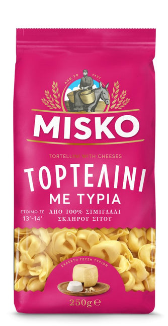 Misko Tortellini filled with Cheese 250g - The Meander Shop